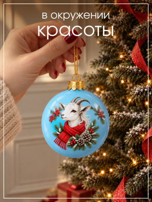 Наклейки переводные для свечей и декора Белые козы из каталога Наклейки декупажные для декора свечей, яиц, изделий из гипса, в интернет-магазине BPW.style